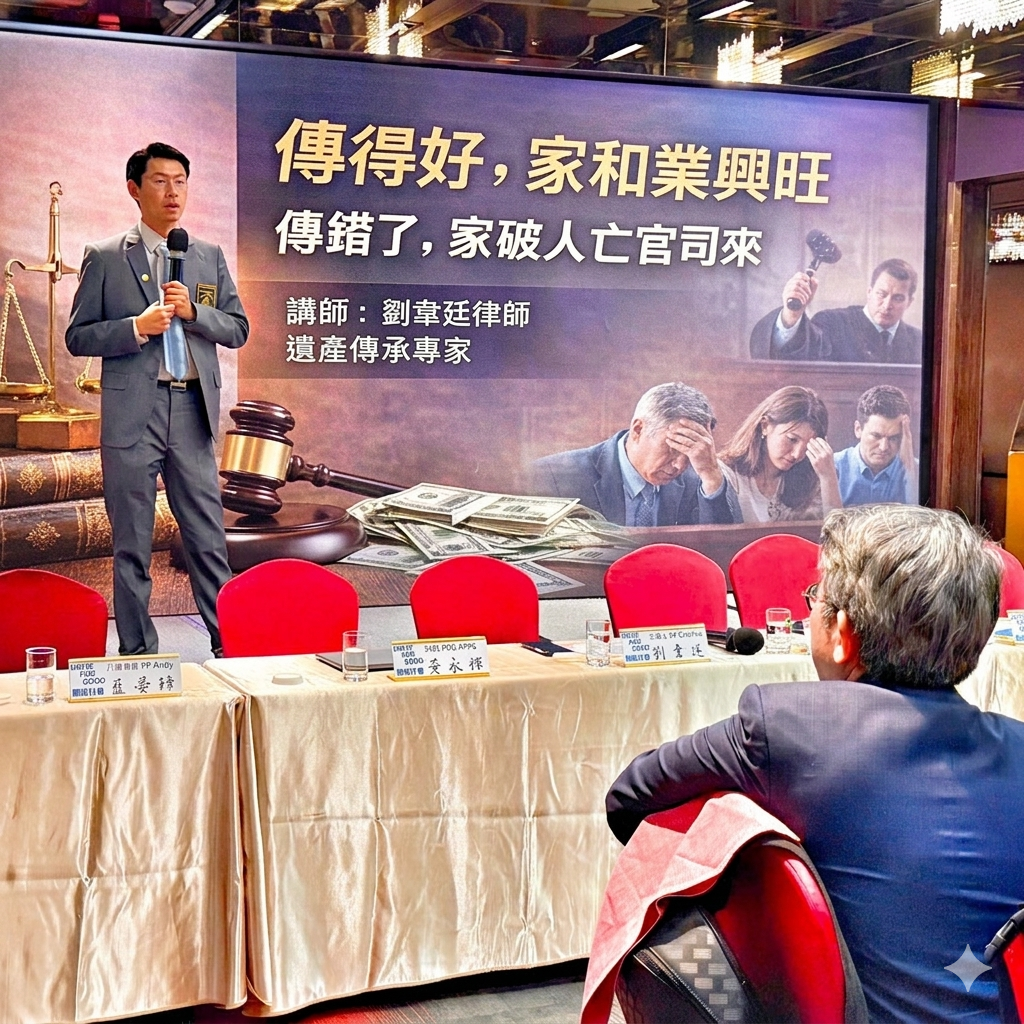⟪站在企業家的面前，我講的不是法律，是一個家會不會走向分裂的關鍵⟫